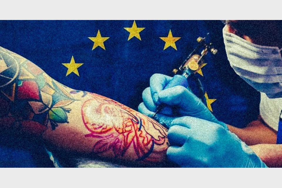 Colored ink’s use for tattoo prohibited in EU from January 4