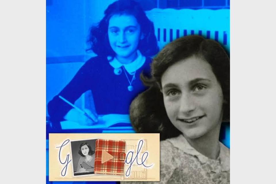 Google Doodle pays tribute to Holocaust victim Anne Frank